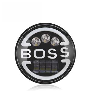 Faro LED de 7 Pulgadas, Forma Redonda, 75W, H4, DRL, 12V, 6000K, 6000 Lúmenes, Ajuste Universal, Luz Alta/Baja para Jeeps - Product Image 2