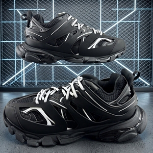 Chaussures Chunky Dad Style Designer Inspirées du Monde Sportif, Antidérapantes, Semelle Extérieure en Caoutchouc Amorti, Maille Respirante pour la Marche Urbaine et le Streetwear - Product Image 3