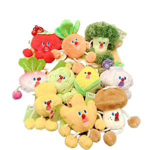 พวงกุญแจคู่สุดสร้างสรรค์ตุ๊กตาผ้าฝ้ายขนาดเล็กของเล่นตุ๊กตาห้อยจากกระเป๋านักเรียน - Product Image 1