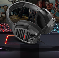Casque de jeu PC son surround 7.1, casque de jeu avec micro antibruit et lumière LED pour PC, PS4