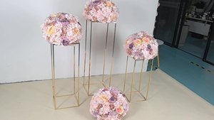 Arrangement floral en boule d'hortensias en gros - Fleur artificielle pour décoration de table de mariage et de Pâques avec guide de pose - Product Image 6