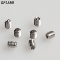 Vis de réglage DIN913 A2-70 vis de réglage A4-80 vis de réglage à six pans creux en acier inoxydable avec pointe plate M1.6 M2 M3 M4 M5 M6 M8 M10 M12 M20