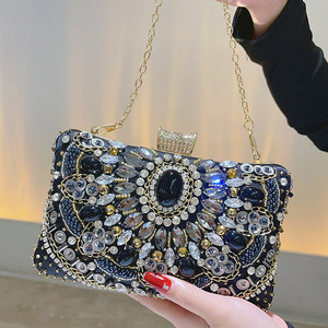 New Unique Sequin Crystal <b>Clutch</b> Bag Luxury <b>Wedding</b> Party Rhinestone <b>Clutch</b> Bags High Quality Evening Handbags - Product Image 3
