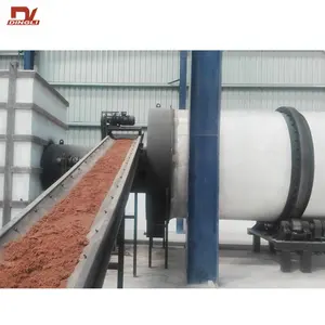 Coconut Coir Pith Cocopeat Drying Machine Palm Fiber Rotary Drum Dryer