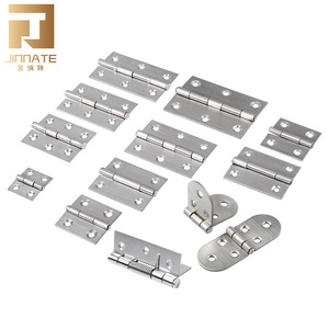 JINNATE Stainless Steel Hinges 2 Mm Thickness Surface Mount Industrial Cabinet Door Hinges Antirust Spring Loaded Self Closing - Product Image 1