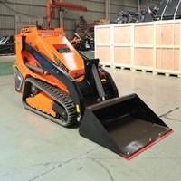 Kompakter Raupenlader Mini-Skid-Steer-Lader X1100 mit Kubota-Dieselmotor und Frontschaufel, hohe Effizienz für Bau und Landschaftsbau