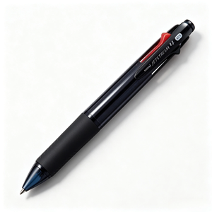 Stylo bille rétractable quatre couleurs, corps en PC recyclé écologique, grip en caoutchouc, recharges remplaçables SXR8007 - Product Image 5