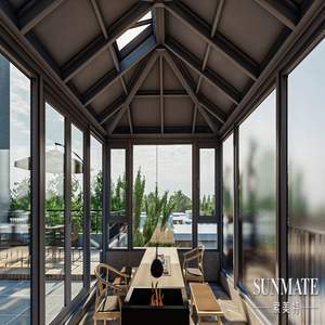 Invernadero y Jardín de Invierno Sunmate Classic de Aluminio y Vidrio con Aislamiento de Alto Rendimiento, Ecológico y Anticorrosivo - Product Image 2