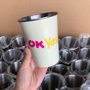 Gobelet à bain de bouche en acier inoxydable Xinrong avec brosse à dents, 300 ml, design cartoon, pour la maison, les étudiants, les couples - Product Image 2