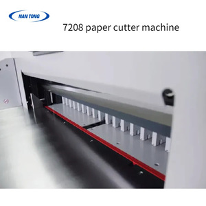 Coupe-papier électrique Nantong, format A2, A3, A4, précision 0,1 mm, acier, fonctionnement manuel - Product Image 5