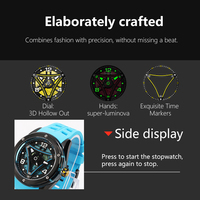 2026 Herren Automatische Mechanische Skelett-Uhr Edelstahlgehäuse Luxuriöse Modische Armbanduhr