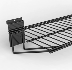 24 英寸 x 11 英寸重型车库家用物品储物展示架板条墙配件架壁挂式网状金属架 - Product Image 3