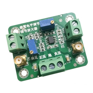 Module amplificateur de décalage et de gain CC réglable, trimmer de niveau de polarisation, gain variable 1-10x, double alimentation ±2.5-18V pour le traitement du signal - Product Image 4