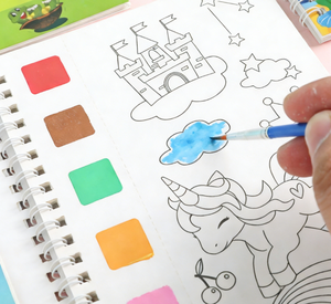 Comes with Paint Gouache Watercolor Paper Coloring <b>Book</b> 13x19cm Can Be Used As a Bookmark - Product Image 5
