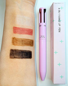 Stylo de maquillage multi-usage d'approvisionnement d'usine OEM ODM formule anti-taches longue durée facile à transporter 4 en 1 crayon à <span class=keywords><strong>l</strong></span>èvres en gros - Product Image 2