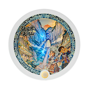 Tùy chỉnh 3D Giấy cắt hộp đèn led ánh sáng ban đêm tủ lạnh nam châm giấy khắc đèn với LED ánh sáng cho trang trí - Product Image 1