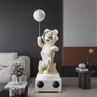 152X40CM Gitaarbeer Alles-in-één Kunstsculptuur Sterrenprojector Luidsprekers RGB Omgevingsverlichting Controle via telefoon Muziek Glow Galaxy DDP