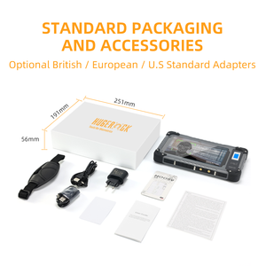 Hugerock B70 hotsale 7 inch 8 + 128GB Máy quét dấu vân tay NFC Reader màn hình cảm ứng công nghiệp sinh trắc học Android gồ ghề máy tính bảng PC - Product Image 5