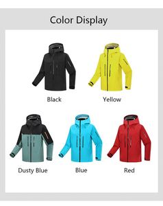 Design Mountain Outdoor <b>Jacket</b> With Hood Waterproof Windproof Zipper <b>Jacket</b> Stand OEM Outdoor <b>Jacket</b> - Product Image 6