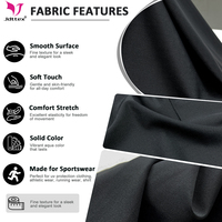 Vêtements de sport fonctionnels anti-UV UPF 80+, tissu respirant en nylon et élasthanne, toucher frais, extensible dans 4 directions