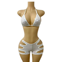 Yinlin Vente en gros de costumes de fitness pour femmes, vêtements de club scintillants
