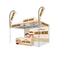 Tente pliante publicitaire personnalisée imprimée 4x6m, auvent promotionnel, chapiteau de mariage, gazebo, tente commerciale pour salon professionnel