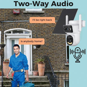 Telecamera Solare PTZ 8MP con Visione Notturna a Colori, Rilevamento Movimento Umano, Sensore CMOS, WiFi, per Esterni, con Scheda SIM 4G - Product Image 4