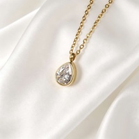 Nouvel Arrivage – Pendentif Cœur en Acier Inoxydable avec Incrustation de Zircon, Composants et Apprêts de Bijouterie pour la Fabrication de Colliers et de Bracelets de Cheville (Vente en Gros)