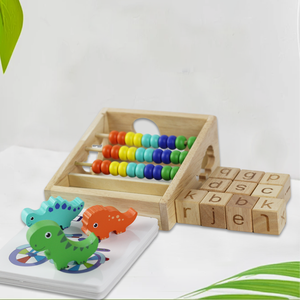 Jeux d'orthographe de mots personnalisés, ensembles de cadres de comptage de perles, blocs de l'<span class=keywords><strong>alphabet</strong></span>, jouets éducatifs d'apprentissage assortis pour enfants, garçons et filles - Product Image 5