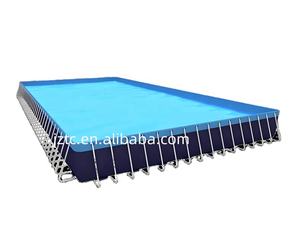 Grande <span class=keywords><strong>piscine</strong></span> gonflable personnalisée pour adultes et enfants, cadre en <span class=keywords><strong>m</strong></span>étal PVC, utilisation intérieure et extérieure, fabriquée en Chine. - Product Image 1