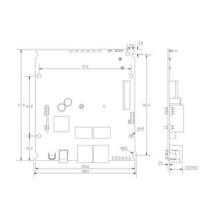 Module Wifi <span class=keywords><strong>Compex</strong></span> AR9344 560MHz WPJ344 2.4GHz 2x2 Carte <span class=keywords><strong>Sans</strong></span> <span class=keywords><strong>Fil</strong></span> Intégrée 23dBm Point d'Accès - Product Image 3