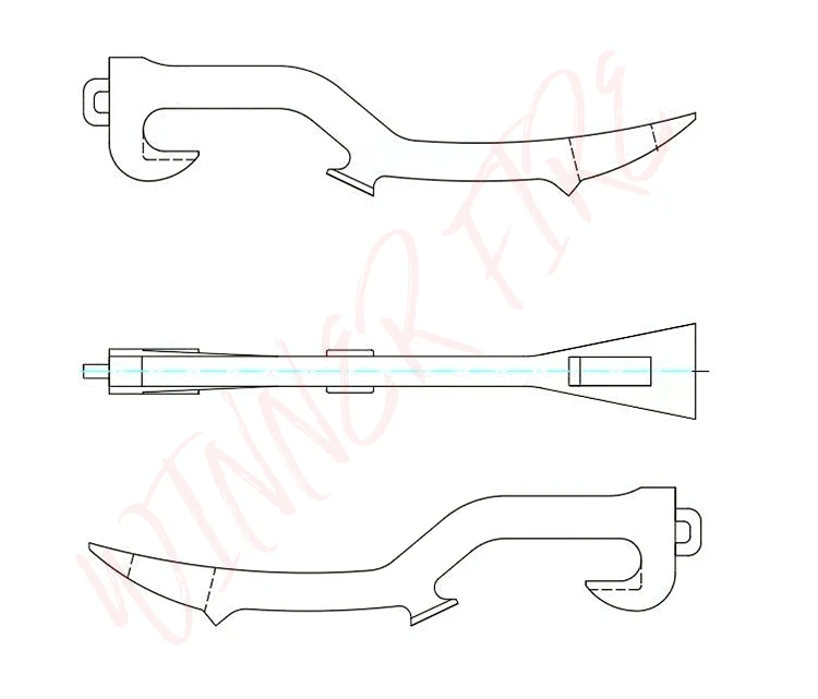 Universal Spanner Wrench for Rocker Lug Pin Lug Couplings