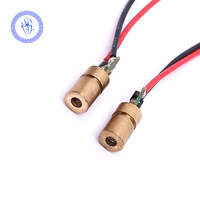 3.7V 650nm 5mW Point Rouge Focalisable Module Laser Tête En Cuivre