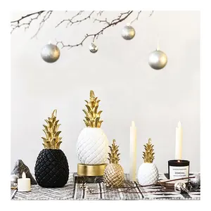 Nordic Ins Creative Desktop Art and Crafting Design Artificial Pineapple Sculpture Home Decoration Accessories