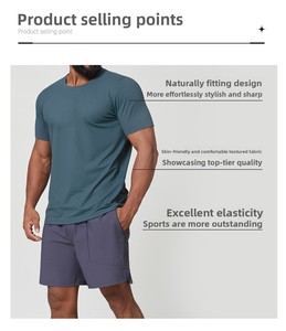 Nuova T-shirt da <span class=keywords><strong>Uomo</strong></span> a Maniche Corte con Collo Rotondo, Traspirante e Confortevole, per Sport, Casual, Pendolarismo, Escursionismo, Basket e <span class=keywords><strong>Tennis</strong></span> - Product Image 6