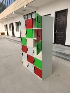 फैक्ट्री 18 डोर स्टील लॉकर के साथ पैडलॉक धातु कैबिनेट लोहे के अलमारी भंडारण के साथ मुख्य लॉक इकट्ठे कर्मचारी वार्डरोब जिम स्कूल - Product Image 6