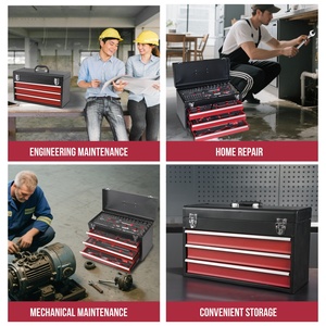 Hi-Spec Chuyên Nghiệp Ngăn Kéo Loại 112Pcs Đa Chức Năng Tự Động Hộ Gia Đình Sửa Chữa Công Cụ Thiết Lập Carbon Thép Tay-Powered OEM Tùy Chỉnh - Product Image 4