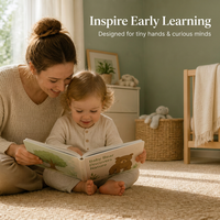 Livre cartonné pour enfants personnalisé et écologique avec impression à l'encre de soja sûre, reliure parfaite, couverture rigide, service sur demande