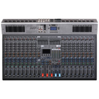 Console de mixage professionnelle GBA-14 14 canaux avec USB, double effet, support MP3, compatible OEM