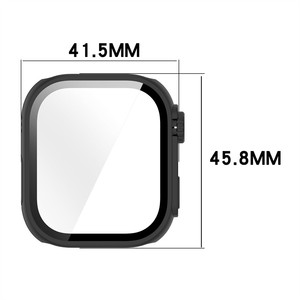 Protection d'écran en verre trempé pour <span class=keywords><strong>iWatch</strong></span> Ultra, coque pour Redmi Watch 6 - Product Image 2
