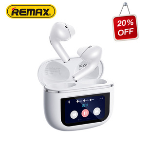 Tai nghe không dây Remax ANC/ENC khử tiếng ồn, kiểu đeo trong tai, <span class=keywords><strong>Bluetooth</strong></span> 5.4, tích hợp màn hình cảm ứng đa chức năng - Product Image 1