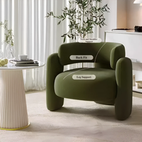Fournisseur direct d'usine de fauteuils individuels, de fauteuils de salon pour hôtel et de chaises décoratives pour hôtel