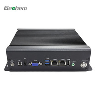 Computadora Industrial Compacta Expandible de Alta Calidad con Soporte PCIe para Tarjetas Gráficas y de Datos, PC en Caja sin Ventilador, en Stock