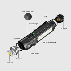 Para Sofirn IF24PRO 18650 RGB linterna recargable 1800lm Buck Driver Flood Spot 340m antorcha de aleación de aluminio de larga distancia <span class=keywords><strong>ATR</strong></span> - Product Image 1