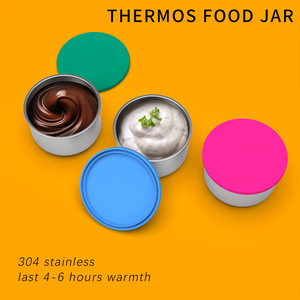 Fiambrera portátil de acero inoxidable de alta calidad Aohea, contenedor de almacenamiento de alimentos 304 a prueba de fugas con compartimentos, característica calentable - Product Image 4