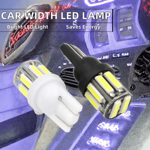 Bombilla LED T10 10SMD, Lámpara para Instrumentos, Luz de Posición, Lámpara para Matrícula, Repuesto Universal para Automóvil - Product Image 2