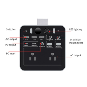 เครื่องกำเนิดไฟฟ้าพกพาขนาดเล็ก 300W 299.7Wh สำหรับตั้งแคมป์กลางแจ้ง พร้อมแผงโซลาร์เซลล์ - Product Image 5