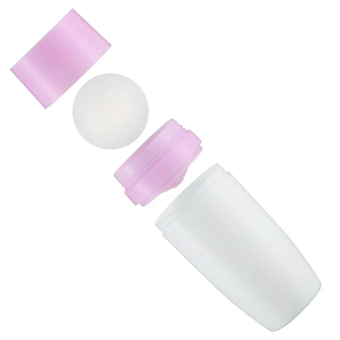 Deodorant boş şişe büyük plastik rulo taş Deodorant tı topu şişeleri 30ml 50ml kozmetik ambalaj