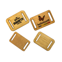 Etiqueta de madera programable NFC pulsera logotipo personalizado nudo cierre cuerda RFID poliéster cordón fino joyería pulsera para evento