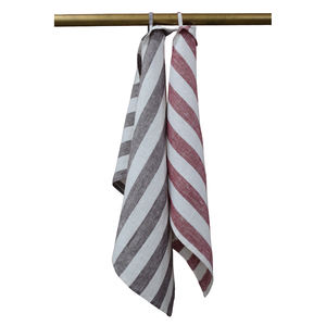 Flax Linen Striped <b>Tea</b> <b>Towel</b>-Eco-Friendly Quick-Dry Kitchen <b>Towel</b> for Maintenance Tasks - Product Image 5